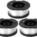 GreatBuddy 2 Pack AF-100 Weed Eater String Compatible with Black Decker Wacker String Trimmer Line, 30ft, 0.065 Inch