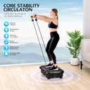 Vibration Plate Exercise Machine, Lymphatic Drainage Machine for Weight Loss, Lymphatic Drainage & Muscle Recovery, Multiple Speeds with Bluetooth & Remote, Max User Weight 330lbs