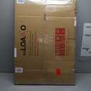 LOAAO Black Metal Framed Bathroom Mirror for Wall, 24X36 Inch Rounded Rectangle Mirror, Matte Black Bathroom Vanity Mirror Farmhouse, Anti-Rust, Hangs Horizontally or Vertically