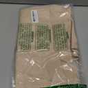 Faux Linen Round Table Cloth 60 Inch, Waterproof Decorative Fabric Anti-Scratch Texture Round Tablecloth Cover for Dining, Kitchen & Outdoor Table (60 Inch, Round (2-4 Seats), Beige)