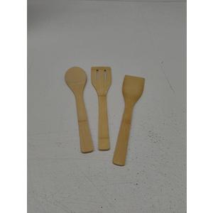 Wooden Spoons for Cooking Small,3- Piece Wooden Utensil Set