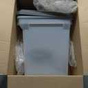 IRIS USA Dog Food Storage Container, Airtight Lid, 2-Cup Scoop, Up to 13 Pounds Pet Food Storage, Versatile Pet Food Bin, Treats, BPA Free, Dark Gray