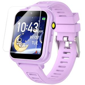 Cosjoype Kids Smart Watches Girls Gift Age 3-12, with 39 Puzzle Games HD Video Camera Music Player Learning Cards Storybook Pedometer Flashlight Touchscreen Kid Watch Brithday Gift for Girls
