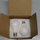 FLSNT A21 3-Way LED Light Bulb, 12W Max (4W/7W/12W), 40/60/100W Equivalent, 1500 Lumens, 3000K Warm White, CRI90, E26 Base, Non-Dimmer Required, Nickel-Plated Aluminum Base