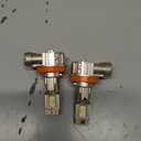 SEALIGHT H11/H16/H8 Yellow LED Fog Light Bulbs, 18000LM 3500K Yellow-2 Pack