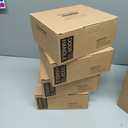 Leydebong 6 Pack Gold Interior Door Handle Passage Door Handle Lever for Indoor use, Reversible for Left and Right with No Key