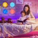 Lepro Led Strip Lights 32.8ft Smart Light Strips with App Control Remote, 5050 RGB Led Lights for Bedroom, Music Sync Color Changing Lights for Room Party