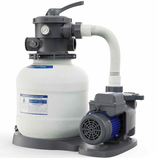 SFPV160T 3/4 HP Sand Filter Pump 3800GPH with Timer 16in Up to 16000GAL