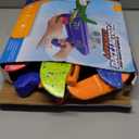 4 Pack Airplane Launcher Toys, 2 Flight Modes LED Foam Glider Catapult Plane Toy for Boys, Outdoor Flying Toys Birthday Gifts for Boys Girls 4 5 6 7 8 9 10 11 12 Year Old (Blue&green&orange&red)