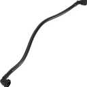 Radiator Hose No.17128651298 Engine Coolant Overflow Hose for BMW X3 2011-2017 for BMW X4 2015-2018 Plastic Black Good Sealing