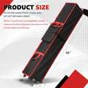 10 x 10 x 48in Tent Bag Replacement with Roller Wheels, Carrying Bag Parts with Handles for 10 x 10 Pop Up Canopy Tent, Made of 800D Waterproof Oxford Fabric for Outdoor Storage (10x10x48in)