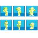 Smiski Glow in The Dark Figure, Cheer Series, Random Style, 1 Pack