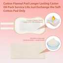 Heated Castor Oil Pack Wrap | Residual Warmth, Overnight Use