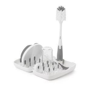 Tot Bottle Brush with Nipple Cleaner, Gray, (Pack of 2)