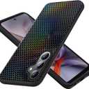 jioeuinly Case Compatible for Samsung Galaxy S23 FE Phone Case Cover TPU Soft Silicone 3D Colorful Laser Reflection Black