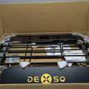 DEXSO 46" x 36" Universal Roof Rack Basket, 200 Lbs Capacity Rooftop Cargo Carrier Basket, Heavy Duty Luggage Holder Rack for SUVs, Trucks, Vehicles