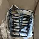 10L0L Metal Range Golf Ball Baskets with Handle, Golf Ball Storage Bucket, Holds 50 Balls Each (GolfBalls Not Included)