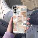 Case for Galaxy S24 with Christian Quotes Design,Jesus God Bible Verse Pattern,Clear Soft TPU Bumper Case,6.2"(Christian,s24)