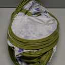 Pawaboo Small Animals Playpen, Waterproof Small Pet Cage Tent with Zippered Cover, Portable Outdoor Yard Fence with 3 Metal Rod for Chick/Kitten/Puppy/Guinea Pig/Rabbits/Hamster, Blue + White Flower