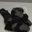 Fruit of the Loom Men's Dual Defense No Show Socks (12 Pack) (Black)