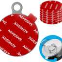 AZXYI Very High Bond Sticky Adhesive, 6 Pack Dashboard Pad Mounting Disk Adhesive Replacement Kit, Double-Sided Stickers for Suction Cup Dashboard Phone Holder & Windshield Car Mount