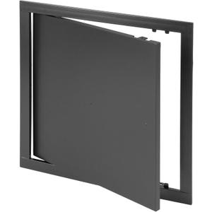 Vent Systems 12" x 12" Inch Anthracite Plastic Wall Hole Cover - Plumbing Access Panel for Drywall - Crawl Space Door - Ceiling Access Panel - Electrical Panel Cover - Access Door in Home, Garage
