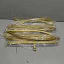 Metal Arch Stand and Cover Set,1 Pink Spandex Fitted Backdrop with 1 Gold Wedding Arched Stand Frame for Parties Birthday Baby Shower Bridal Banquet Decoration (6.6FT)