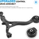 Front Upper & Lower Control Arm w/Ball Joint for Honda Accord 2008-2012, Sway Bar + Tie Rods, 12Pcs Suspension Kit K620614 K620615 K90456 K90457 ES800459 ES800460 EV800461 K500081 K641112 K641113