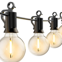 Solar G40 LED Bulb String Lights