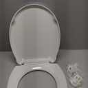 Round Toilet Seat 16.5" - Soft Close, Durable PP Toilet Seat, Easy Installation & Removal, Fits Most Toilet Bowls