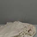 Boho Lace Sheer Window Curtains with Tassels 84 Inches Length for Bedroom,Geometric Embroidery Drapes for Living Room,Rod Pocket Window Treatment Set,40" Wx84 L,2 Panels,Beige