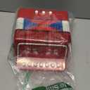 Tosnail Small Accordion, 10 Keys Buttons Control Musical Instruments for Beginners Learning, Red