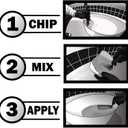 Pool Patch White Plaster Repair Kit 1.5 lb - Easy to Mix and Fast to Use Formula - Perfect for Patch Work - Waterproof, Quick-Drying, Extra Strong Bond - (coverage: approx. 3/4 sq. ft.)