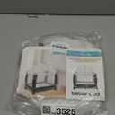 Beberoad Love Portable Playard Cover  Breathable Mosquito Net with 2-Way Zipper for Travel Cribs & Playpens (White)