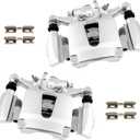 Cciyu Rear Left & Right Disc Brake Calipers Assembly 18B5501 18B5500