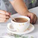 1000Pcs Disposable Wood Coffee Stir Sticks Stirrers Individually Paper Wrapped Coffee Tea Beverage Stirrers Stirrings 5.5 Inch,140mm (Natural color)