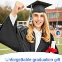 2pcs Graduation Cap Photo Charms 2025, 2 Styles Antique Graduation Cap Memorial Photo Charm Creative Tassel Personalized Custom Decoration Gifts