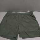 ODODOS Men's Athletic Shorts with Pockets 5" Quick Dry Lightweight Workout Gym Running Shorts, Army Green, X-Large