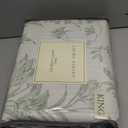 Laura Ashley Home - King Duvet Cover Set, Reversible Cotton Bedding with Matching Shams, Lightweight Home Decor for All Seasons (Natalie Sage, King) (King (3-Piece))