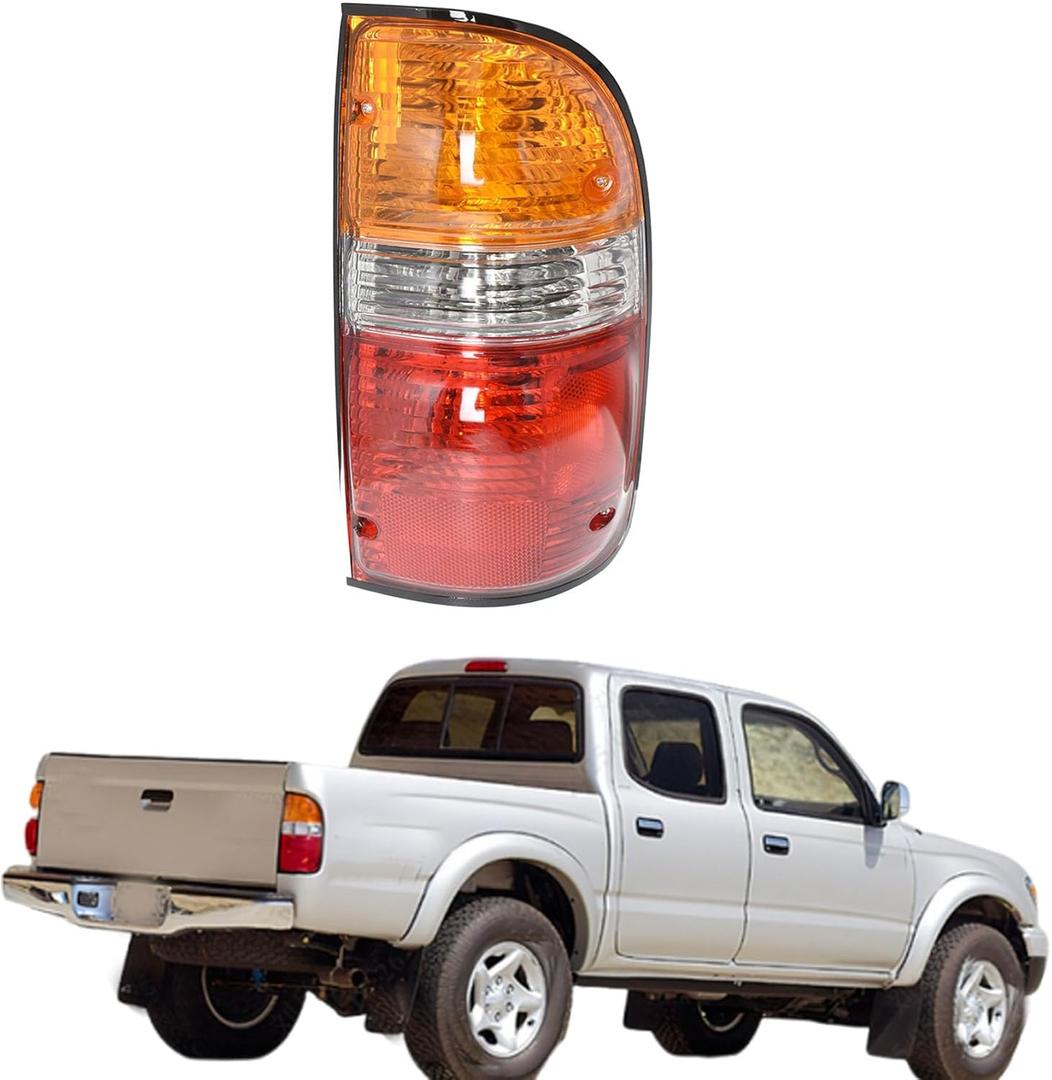 WFLNHB Passenger Side Tail Light Replacement for Toyota Tacoma 2001-2004 RH 8155004060 TO2801139