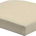 Arden Foam Outdoor Round Back Seat Cushion Kit, 20 x 19, Made with ProFoam, Rain-Proof, Fade Resistant, Tan Leala