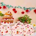 Berry First Birthday Party Favor Box Strawberry Treat Candy Goodies Box | Strawberry Party Decoration Berry First Birthday Party Favors for Strawberry 1st Birthday One Year Old Girl Birthday Supplies, 12 count