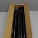 Tension Curtain Rod Extra Long Outdoor Curtain Rod Black Shower Curtain Rods No Drilling 31-168 In2.58-14FtAdjustable Spring Tension Rods Heavy Duty for Bathroom Patio Window Rust Proof