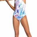 Speedo Womens Swimsuit One Piece Endurance Turnz Tie Back Printed, 28