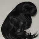 N NAYASA Long Black Wigs with Bangs Layered Wigs for Women Synthetic Heat Resistant Wig Natural Looking Realistic Wigs for Daily Party Use (24 inch)