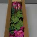 8 Bundles Artificial Flowers for Front Door, Fake Silk Azalea Bouquet Silk Flowers for Outside UV Resistant Realistic Faux Plants for Planter Farmhouse Patio Garden Walkways Home Decor (Rose Red)