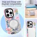 for iPhone 15 Pro Max Case, Romantic Coastal Collage, Romantic Soft Slim TPU Compatible with MagSafe, Military-Grade Drop Protection & Camera Protection for Women Girls Ocean
