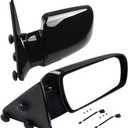 SCITOO Side View Mirrors A Pair of Mirrors Compatible with 1988-1999 For Chevy C1500 C2500 C3500 For Chevy K1500 K2500 K3500 1995-2000 For Chevy Tahoe Manual Folding 15036360