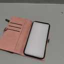 Defencase for iPhone 17 Pro Max Case Wallet with RFID Blocking Card Holder for Women and Men, Fashion PU Leather Magnetic Snap Flip Zipper Strap Wallet Phone Case for iPhone 17 Pro Max 6.9", Rose Pink