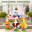 23 Inch Large Porch Goose Statue - PE Plastic Outdoor Goose Decor for Lawn, Yard, & Garden Decoration, Unique Housewarming Birthday Graduation Gifts for Women Mom Grandma